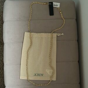J.Crew Twisted Gold Necklace